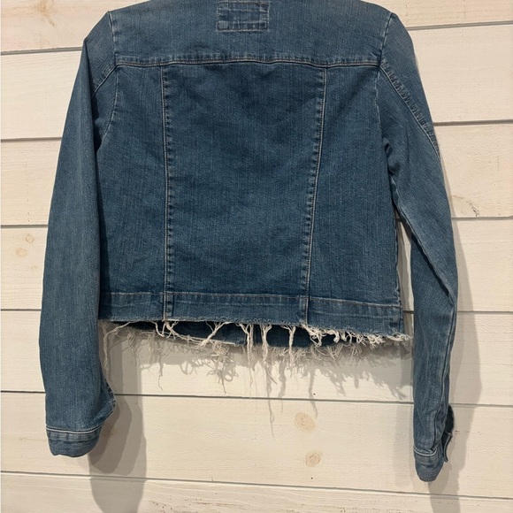 LOFT Blue Jean Jacket Classic Denim Style - Picture 9 of 11
